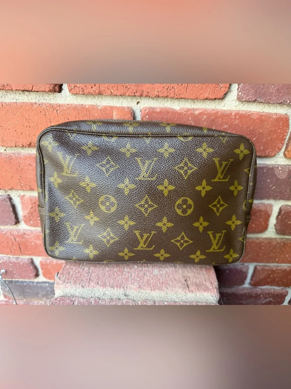 Vintage Pre-Date Code Louis Vuitton Trousse 23 Toiletry Bag- with COA
